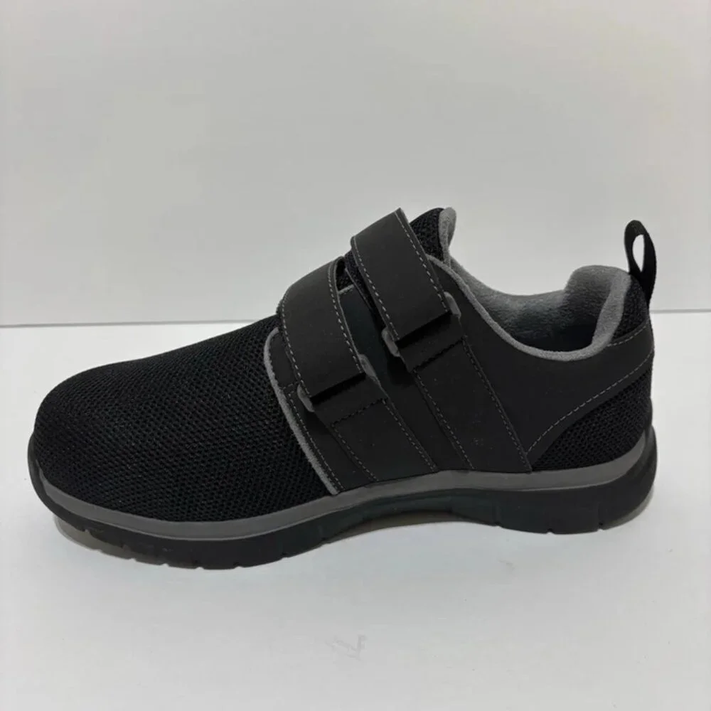 Anodyne Men’s No. 74 Sport Double Depth Sneakers Black, Size 7.5 Extra Wide